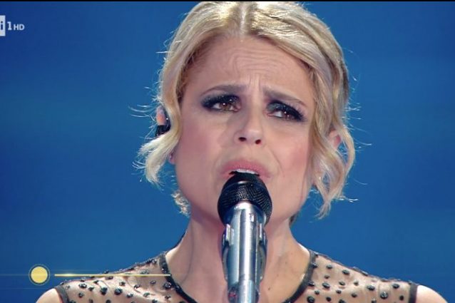 Tosca canta "Ho amato tutto" a Sanremo 2020