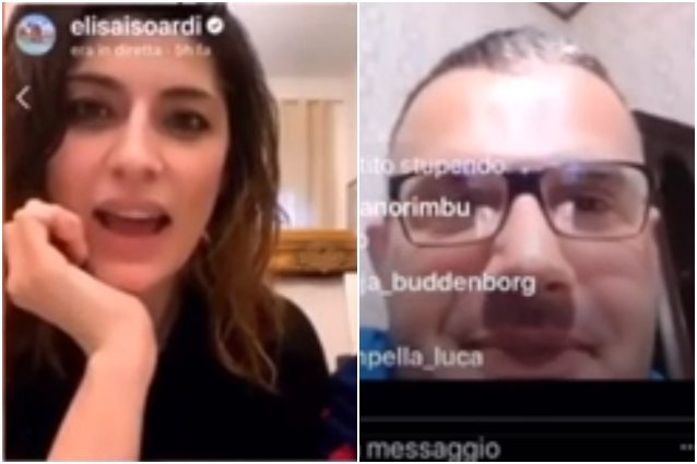 Gaffe di Elisa Isoardi in diretta Instagram, si collega per sbaglio con uno sconosciuto