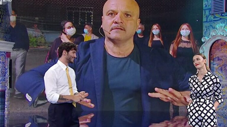 Peppe Iodice a Made in Sud con Stefano De Martino.