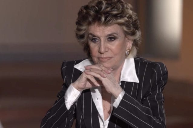 Franca Leosini nella puntata di Storie Maledette del 14 giugno