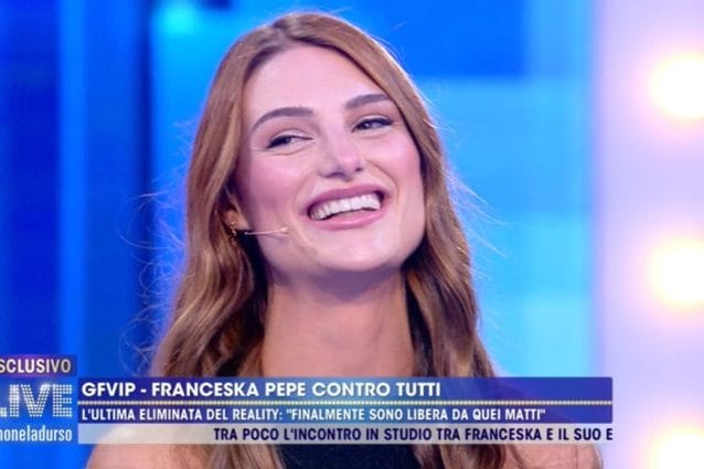 Franceska Pepe: “Insinuazioni disgustose di Myriam Catania. Ho avuto ex benestanti, mi godo la vita”