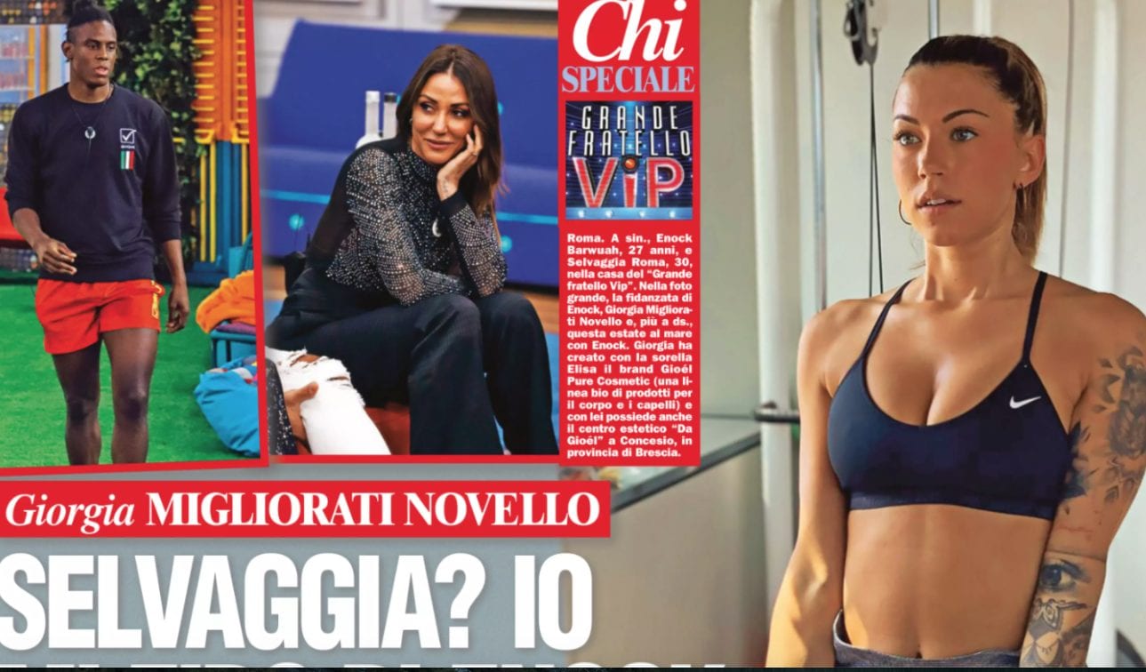 Giorgia Migliorati, la fidanzata di Enock: "Con Selvaggia Roma non c'è stato nessun bacio"