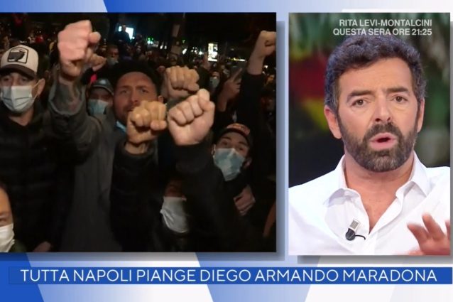 Morte Maradona, assembramenti a Napoli e Matano chiude il collegamento: “Non esiste”