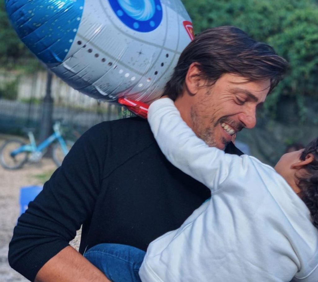 Davide Devenuto e il figlio Diego