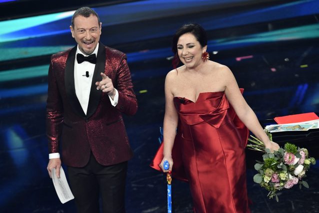 Antonella Ferrari a Sanremo 2021