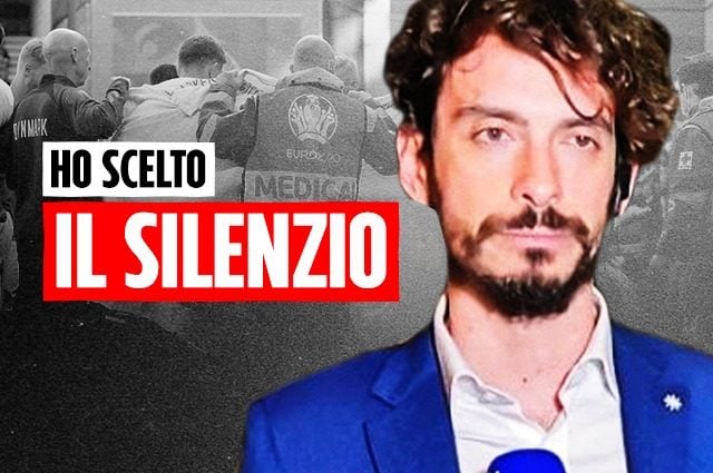 Malore Eriksen, il telecronista Andrea Marinozzi: "C'era poco da dire, meglio il silenzio"