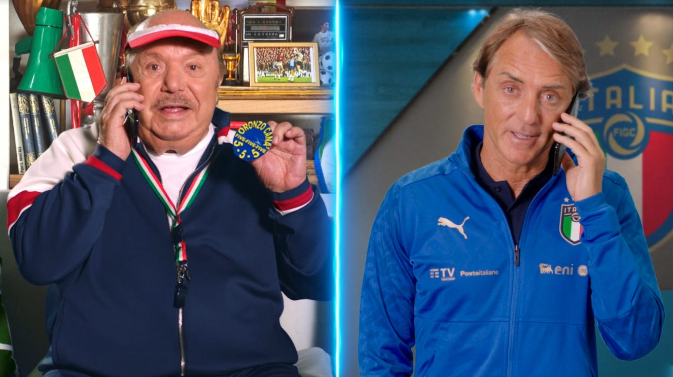 Due mister al prezzo di uno: dopo il "porca pu***na"  Lino Banfi ci riprova con Roberto Mancini