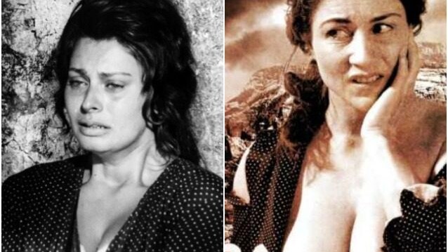 Sophia Loren ne "La Ciociara" e Roberta Gemma nel remake porno.