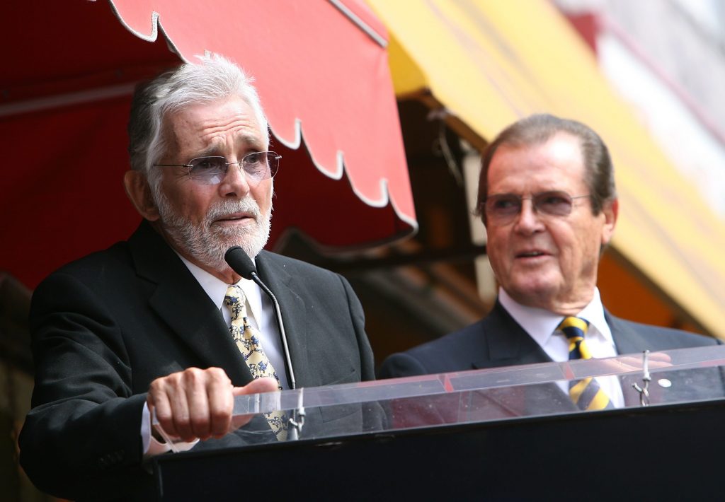 Con Roger Moore nel 2007