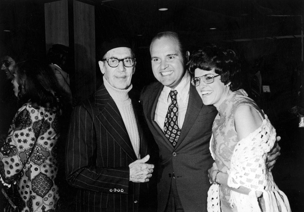 Con Groucho Marx e Dom DeLuise