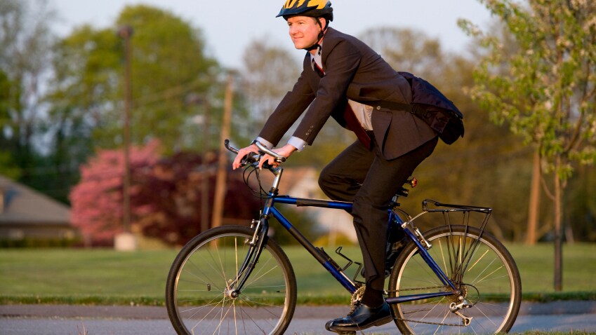 infortunio in bicicletta andando a lavoro