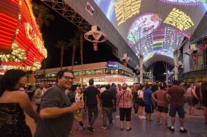 Freemont Street in downtown Las Vegas