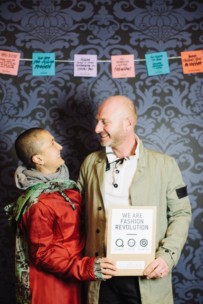#askMonPassage a sostegno della Fashion Revolution/foto di Valeria De Cicco – studio Oleandro