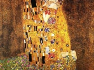 Klimt, Il bacio, 1907 –1908