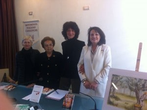 da sin. Adriana Pontoglio, Tina Leonzi, Maria Giovanna Farina e Augusta Amolini