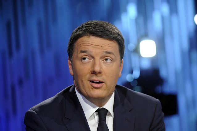 Foto Fabio Cimaglia / LaPresse01–12–2016 RomaOtto e Mezzo. Matteo Renzi