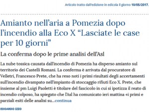 La Stampa, 10 maggio 2015