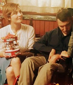 Sul set di Hand in the cap