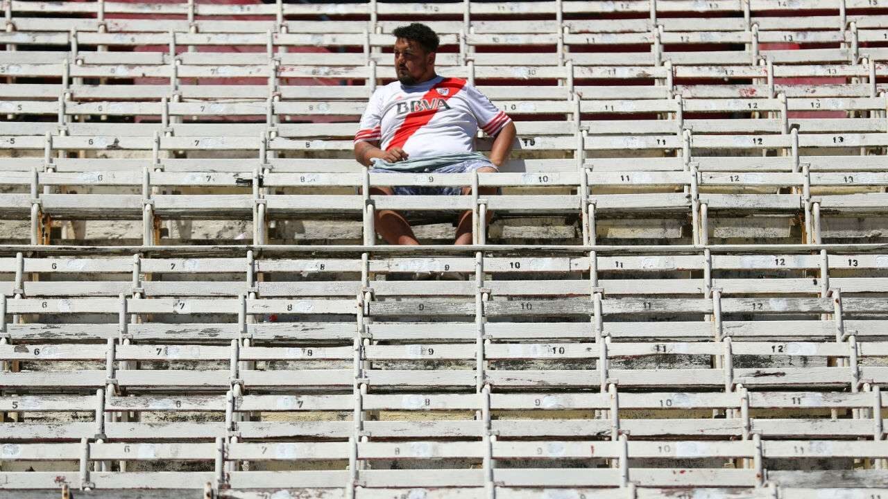 I tifosi all’interno dello stadio.