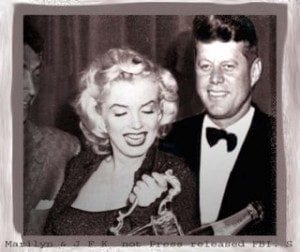 JFK e Marilyn Monroe