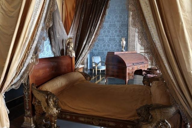 Letto nuziale di Gioacchino Murat in stile Impero