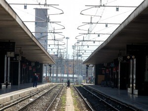 Foto di repertorio – binari Termini