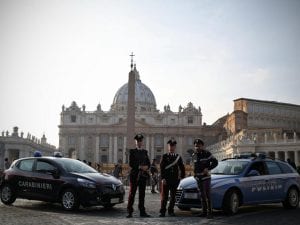 Controlli di Polizia e Carabineri in Vaticano