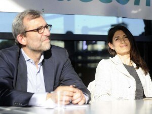 Roberto Giachetti e Virginia Raggi