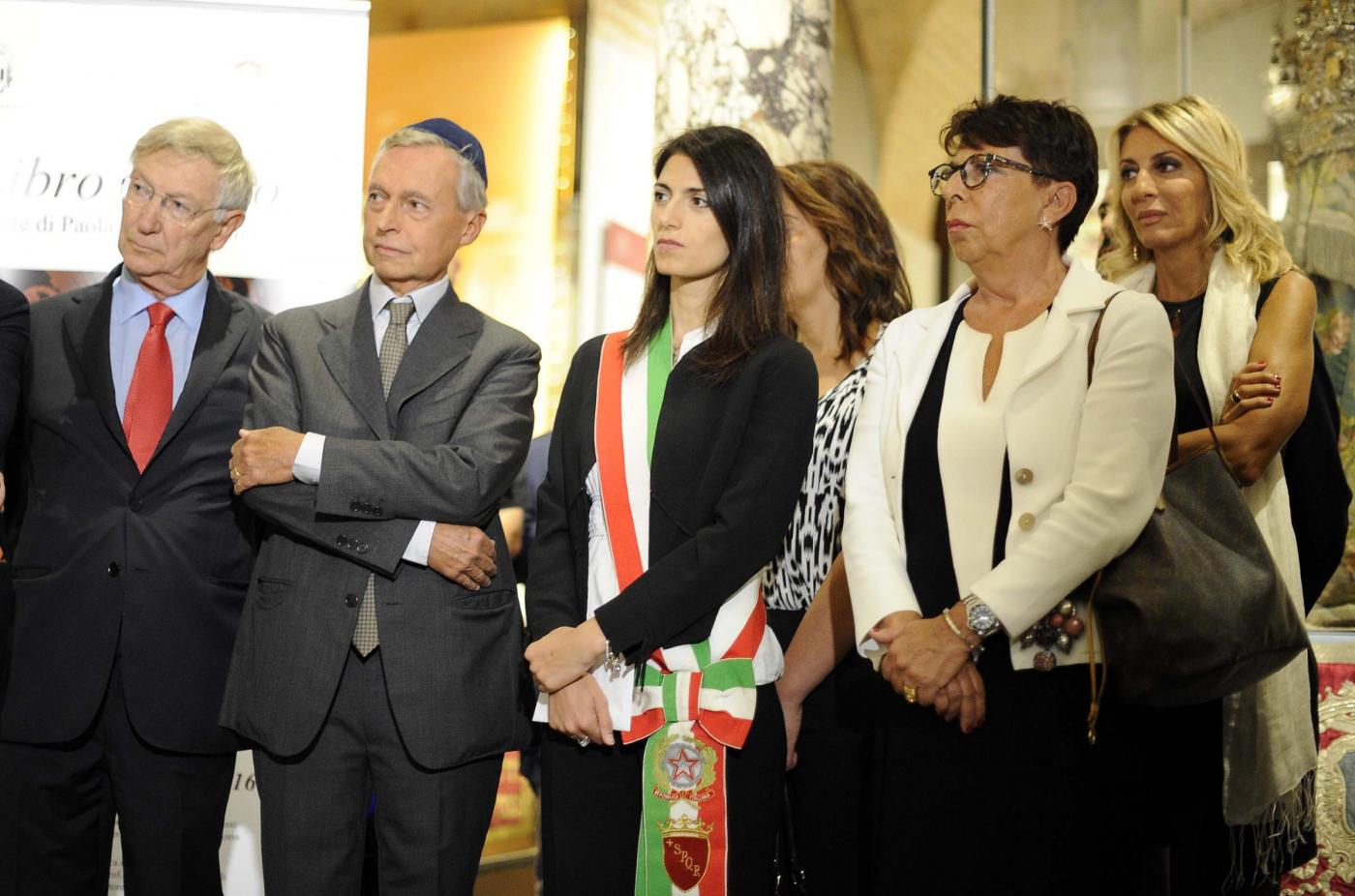 Inaugurazione della mostra "Libro aperto" presso il Museo ebraico di Roma