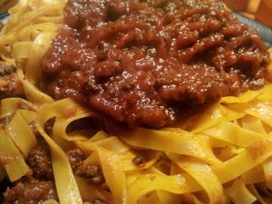 pappardelle al sugo di cinghiale
