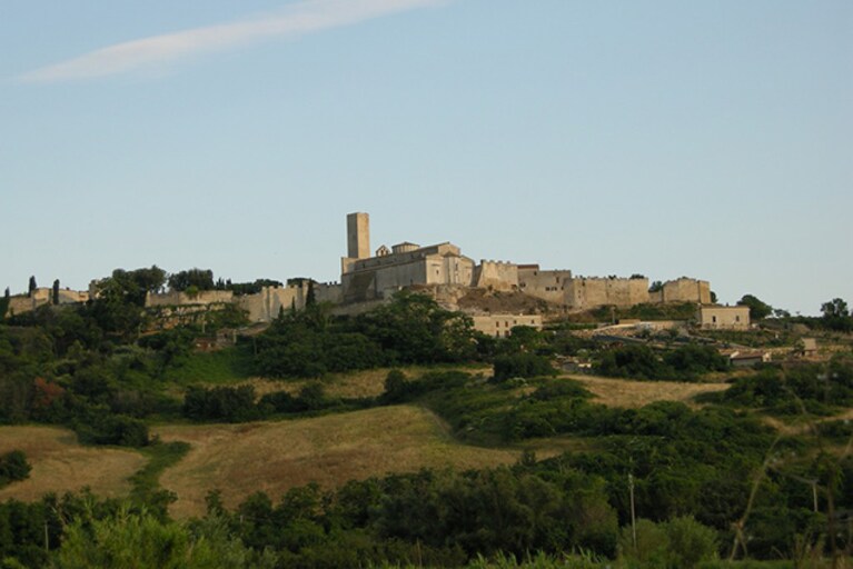 Vista di Tarquinia (Wikipedia).