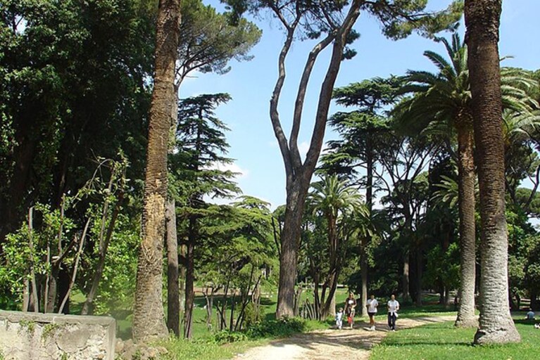 Panorama di Villa Celimontana (Wikipedia).