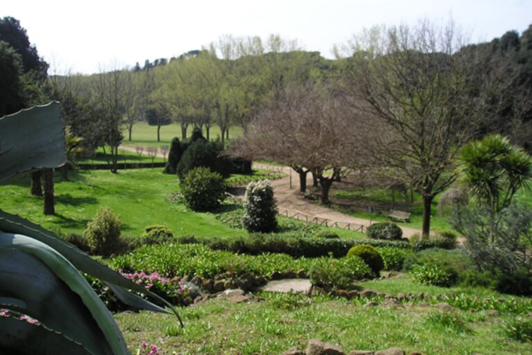 Panorama del parco di Villa Doria Pamphilj (Wikipedia).