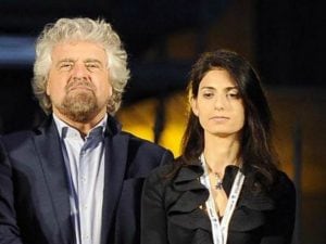 Beppe Grillo e Virginia Raggi