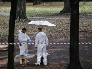 trovato un cadavere nella pineta di castel fusano chiuso in auto con una ferita alla testa