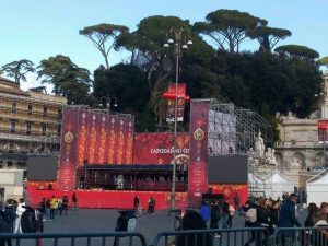 Foto postata su Facebook dall’associazione Carnevale Romano