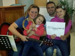 Antonietta Gargiulo, Luigi Capasso e le due figlie, Martina e Alessia
