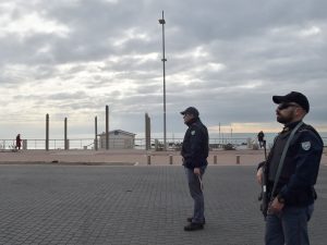 Operazione di polizia a Ostia