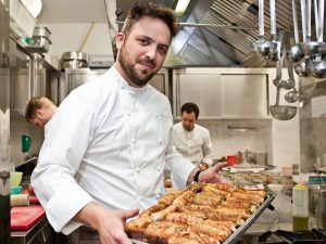 Lo chef del ristorante Acquolina di Roma Alessandro Narducci