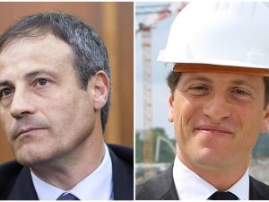 Michele Civita, a sinistra, e Luca Parnasi, a destra