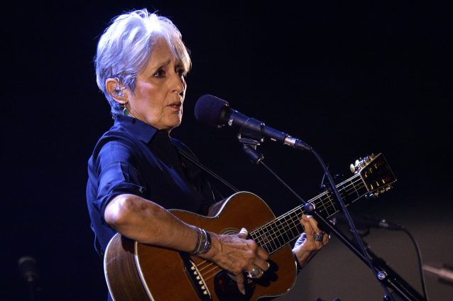 Joan Baez a Vienna lo scorso 26 luglio