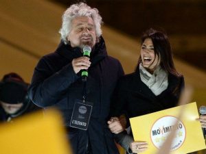 Beppe Grillo e Virginia Raggi