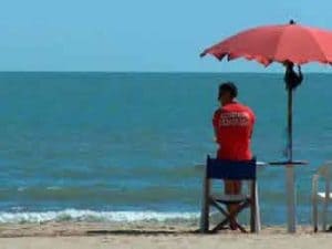 Bagnino al mare