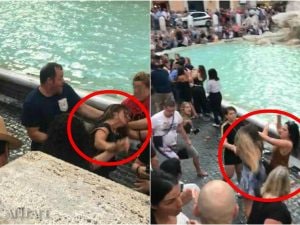 Foto vigili del fuoco – rissa alla Fontana di Trevi