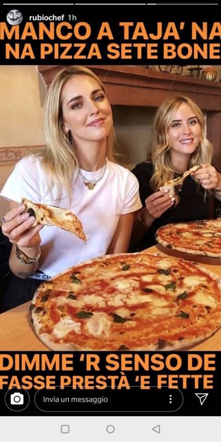 Chef rubio chiara ferragni