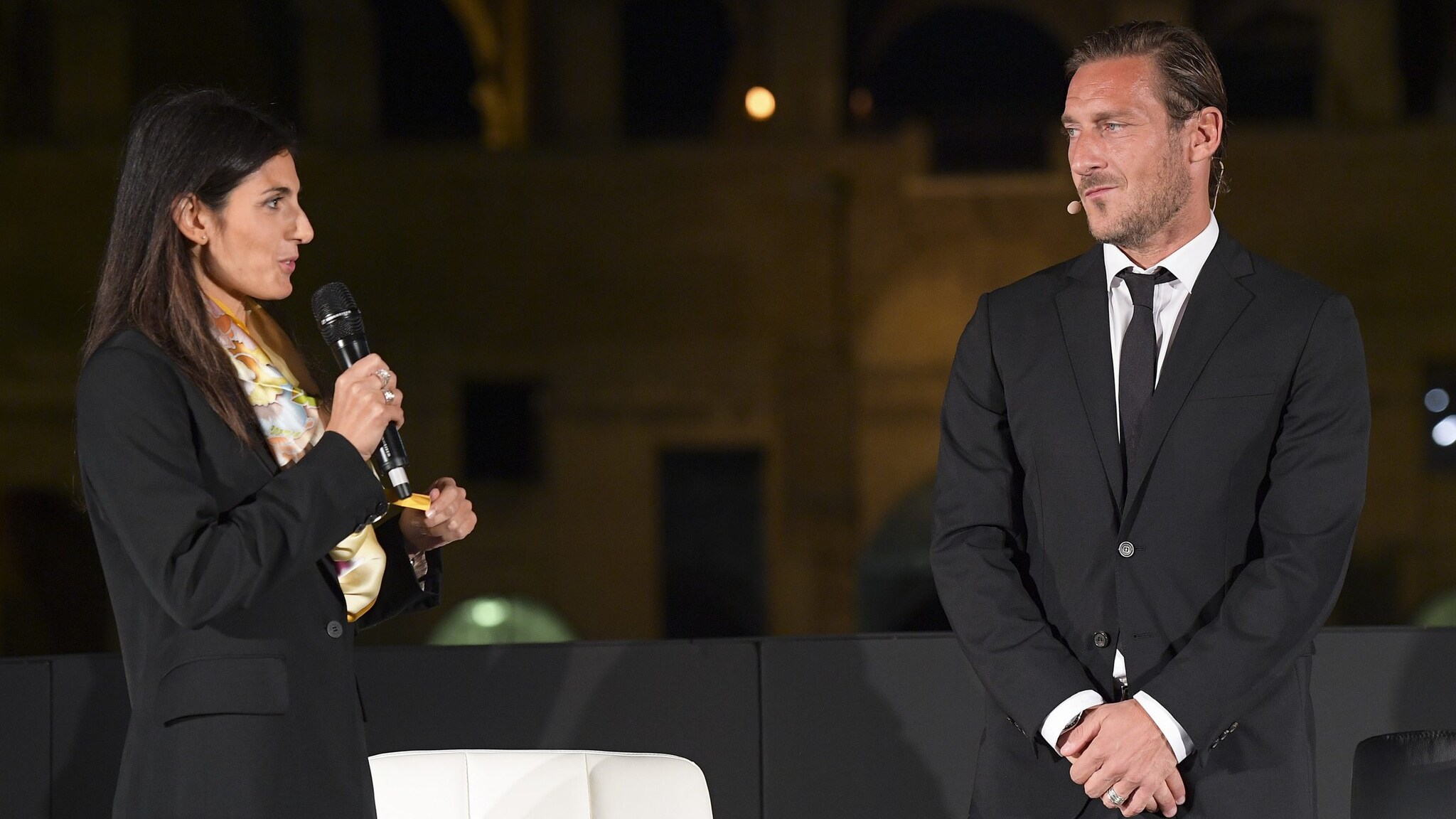 francesco totti virginia raggi