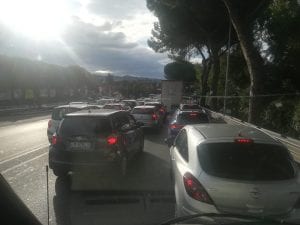 Via appia Ciampino incidente