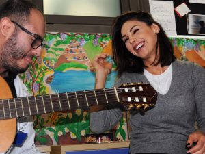 Anna Tatangelo visita l’ospedale Bambin Gesù di Roma