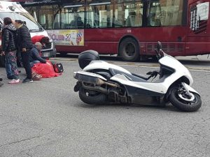 L’incidente stradale a Monte Sacro