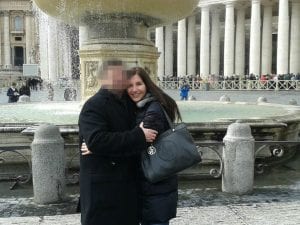 La donna morta suicida, Pina Orlando, col marito (da Facebook)